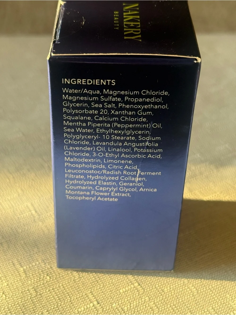Nakery Beauty SkinRecovery Tension Relief Roll-On Magnesium Peppermint NIB